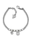 【送料無料】アクセサリー ネックレスシックパールビーズレディースブレスレットguess uptown chic perla bead seoras brazalete ubb28052l