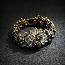 【送料無料】アクセサリー ネックレスブレスレットキラキラガラスレトロレトロクラスpulsera floral cristal brillante retro antiguo retro clase matrimonio ct3(4)