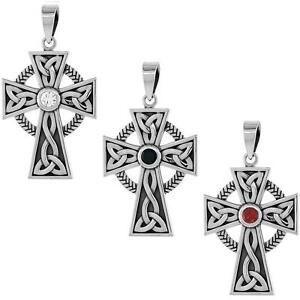 【送料無料】アクセサリー ネックレススターリングシルバーケルトトリニティペンダントクロスplata de ley triquetras trinidad celta alto colgante de cruz con individual 【送料無料】アクセサリー ネックレススターリングシルバーケルトトリニティペンダントクロスplata de ley triquetras trinidad celta alto colgante de cruz con individual