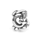 【送料無料】アクセサリー ネックレスアルジェントビードtrollbeads bead in argento lettera iniziale g tagbe10066(4)