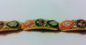 【送料無料】アクセサリー　ネックレスイタリアオリジナルヴィンテージマイクロモザイクパネルブレスレ..