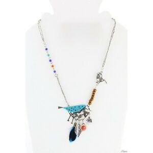 【送料無料】アクセサリー ネックレスネックレスポルカドットブームlol bijoux collar pjaro lunares pluma azul