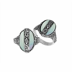 【送料無料】アクセサリー　ネックレススターリングシルバーリングパールanillo plata de ley con madr..