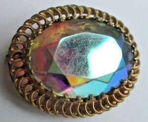 【送料無料】アクセサリー　ネックレスブローチカボションヴィンテージbroche ancienne couleur or cabochon taill pingle pompe bijou vintage 5145