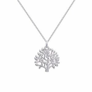 アクセサリー　ネックレスコリアアルジェントヌフcollier arbre de vie en argent 925 rhodi neuf longueur au choix 45cm ou 50cm