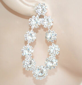 【送料無料】アクセサリー ネックレスアルジェントorecchini argento donna pendenti sposa cristalli strass eleganti cerimonia e200