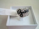 【送料無料】アクセサリー　ネックレスストレッチリングguess joyas pave anillo de estiramiento del encanto del corazn ubr81101 bnwt