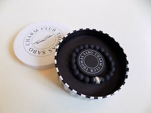 【送料無料】アクセサリー　ネックレストーマスブレスレットマットアカウントthomas sabo mate negro cuenta dije pulsera totalmente nuevo con caja pf1