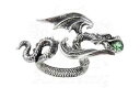 【送料無料】アクセサリー ネックレスドラゴンリングサイズゴシックジュエリーstarchaser dragon anillo tamao qtalchemy gothic joyas r190(4)