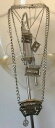 【送料無料】アクセサリー ネックレスゲットーブラスターカセットシルバーネックレスパーティghetto blaster cassette collar de pl...