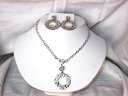 【送料無料】アクセサリー ネックレスセントシルバーネックレスペンダントイヤリングisbnrsbree 18st01 collar de plata colgan...