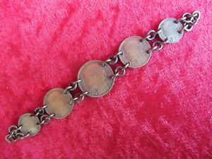 【送料無料】アクセサリー ネックレスブレスレットフランスhermosa, viejo pulsera __ aus antiguos, francs monedas 19311941 _