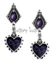 【送料無料】アクセサリー ネックレスゴスロックバイオレットミラーgoth alchemy boucle d oreille violet tte de mort mirror of the soul gothique