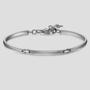 【送料無料】アクセサリー　ネックレスヌオーヴォbrosway, bracciale behave da uomo,in acciaio semirigido bbh13, nuovo