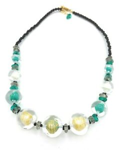 【送料無料】アクセサリー　ネックレスイタリアディムラノcollana donna antica murrina vetro di murano made in italia art vn 183