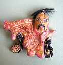 【送料無料】アクセサリー ネックレススナップタルタルボリウッド1302 broche tartare bollywood en composite peinte