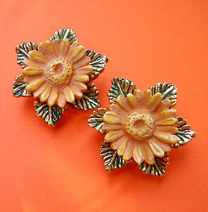【送料無料】アクセサリー ネックレスクリップ765 fvolle boucles doreille clips fleurs resine