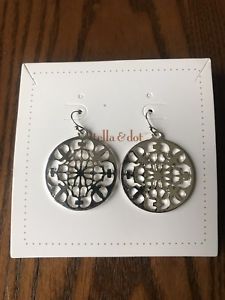 【送料無料】アクセサリー　ネックレスステラドットシルバーイヤリングstella amp; dot clia pendientes de plata