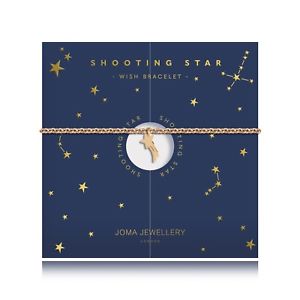 【送料無料】アクセサリー ネックレスバッグクリスマスブレスレットjoma joyas chapado en oro pulsera de deseo estrella fugaz en bolsa de regalo, navidad