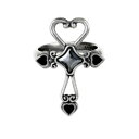 【送料無料】アクセサリー ネックレスリングサイズゴシックamourankh anillo tamao qalchemy gothic ankh corazn bisutera r211