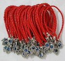 lote 50 mano de hamsa mal de ojo rojo pulseras cuerda encanto colganteロットロープブレスレットペンダント※注意※NYからの配送になりますので2週間前後お時間をいただきます。人気の商品は在庫が無い場合がございます。ご了承くださいませ。サイズの種類の商品は購入時の備考欄にご希望のサイズをご記載ください。　携帯メールでの登録ですと楽天からのメールが届かない場合がございます。