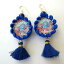 【送料無料】アクセサリー ネックレスシチリアゴールドタンブレロブルsicilia orecchini donna colore oro tamburello blu con carretto siciliano 89 aa 18,980円