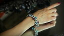 【送料無料】アクセサリー　ネックレスマルチカラークリスタルフラワーブレスレットオリジナルレトロナイトpulsera elatique flor cristal multicolor retro original noche matrimonio ct3