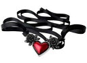 【送料無料】アクセサリー ネックレスゴシックローズチョーカーnuevo alchemy gothic sangre corazn amp; rose estao ingls gargantilla collargoth