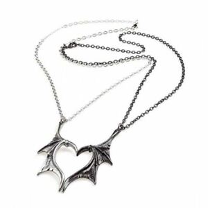 【送料無料】アクセサリー ネックレスペンダントalchemy bestieparejas dos en uno darkling corazn colgantes de estao
