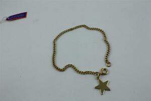 【送料無料】アクセサリー　ネックレスkゴールドメッキチェーンブレスレットtrabajo lote x 10 chapado en oro 18kcadena pulsera con star8221cmshecho uk