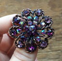 【送料無料】アクセサリー ネックレスノブレスレトロルックパスタビンテージブローチピンprpura flor de aspecto vintage pin brochepor noblessecobreaspecto retro aos 50 pasta(4)