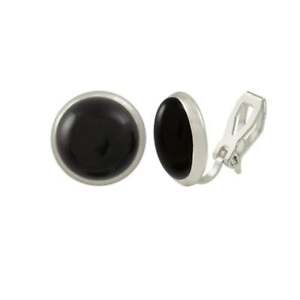 アクセサリー　ネックレスオニキスイヤリングピンクリップシルバーシンフォニーsinfona nice negro plata pendientes con pasador clip en