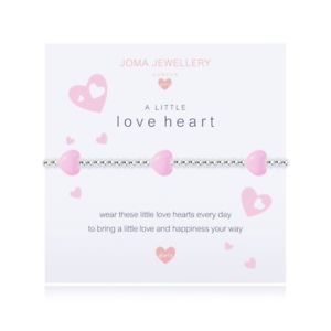 【送料無料】アクセサリー　ネックレスバッグハートブレスレットラベルjoma joyaspara nios un poco de amor corazn pulseracon bolsa de regalo y etiquetas