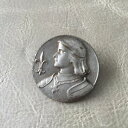 アクセサリー　ネックレスメタルブローチアークビンテージブローチbroche ancienne en mtal argent jeanne d’arc vintage silver plated brooch