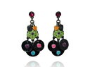 【送料無料】アクセサリー ネックレスイヤリングヒッピーシックikita pendientes hippy chic negro