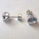 【送料無料】アクセサリー ネックレスアルジェントポイントビアンコロトンドorecchini uomo donna punto luce argento 925 con zircone bianco rotondo 7 mm