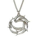 【送料無料】アクセサリー　ネックレスセントジャスティンボックスネックレスペンダントスワールst justin estao collar colgante remolino de pescado en caja de regalo uk made