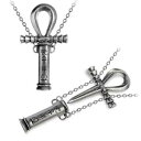【送料無料】アクセサリー ネックレスゴシックイギリスネックレスnuevo alquimia gtica ankh de los muertos vampiro collar de estao hecho en reino unido p221(4)