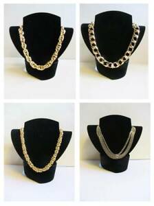 【送料無料】アクセサリー　ネックレスネックレスロープゴールドチェーンメンズeleccin de oro plateado aos 80 collares ripador corto soga cadena de oro nuevo mens wome