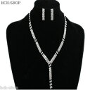 【送料無料】アクセサリー ネックレスネックレスイヤリングジュエリーコリアーセットpedrera collier joyas set collar pendientes novia boda noche joyas(4)