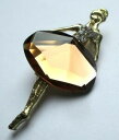 【送料無料】アクセサリー ネックレスブローチグランドカボションoriginale broche bijou couleur or danseuse baller...
