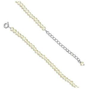 【送料無料】アクセサリー　ネックレスシルバーホワイトネックレスtoc plata blanco agua dulce collar de perlas 3035cm para nios