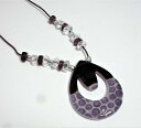 【送料無料】アクセサリー ネックレスアメジストイタリアムラーノcollana donna egg ametista antica murrina vetro di murano made in italia v377