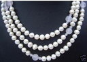 【送料無料】アクセサリー　ネックレスバラネックレスcollar de perlas ssswasserperlen rosas cuarzo 140 cm nuevo