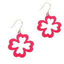 【送料無料】アクセサリー ネックレスファッションインフルエンザmoda orecchini thy fluo donna quadrifoglio flu4f(4)