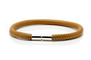 【送料無料】アクセサリー　ネックレスナパスターリングシルバースピンコニャックpara hombre 5 mm napa brazaleteoriginalcierre de giro plata esterlina 925cognac 1