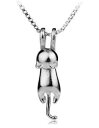 【送料無料】アクセサリー ネックレススターリングシルバーペンダントチームメイトコレクションcoleccin wonvin para mujer plata esterlina 925 3d lindo colgante amante de los gatos mate(4)