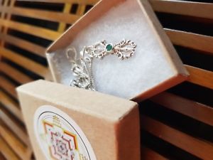 【送料無料】アクセサリー ネックレススターリングシルバーペンダントネックレスハンドメイドェーplata esterlina collar colgante dorjee hechos a mano, 18
