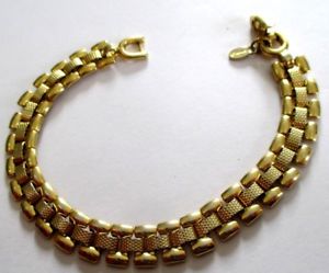 【送料無料】アクセサリー　ネックレスボーブレスレットヴィンテージbeau bracelet couleur or maille souple classique bijou vintage 1573