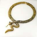 【送料無料】アクセサリー ネックレスコリアーコートラスデュコートドールモチーフノワールレトロcollier court ras du cou dor large...